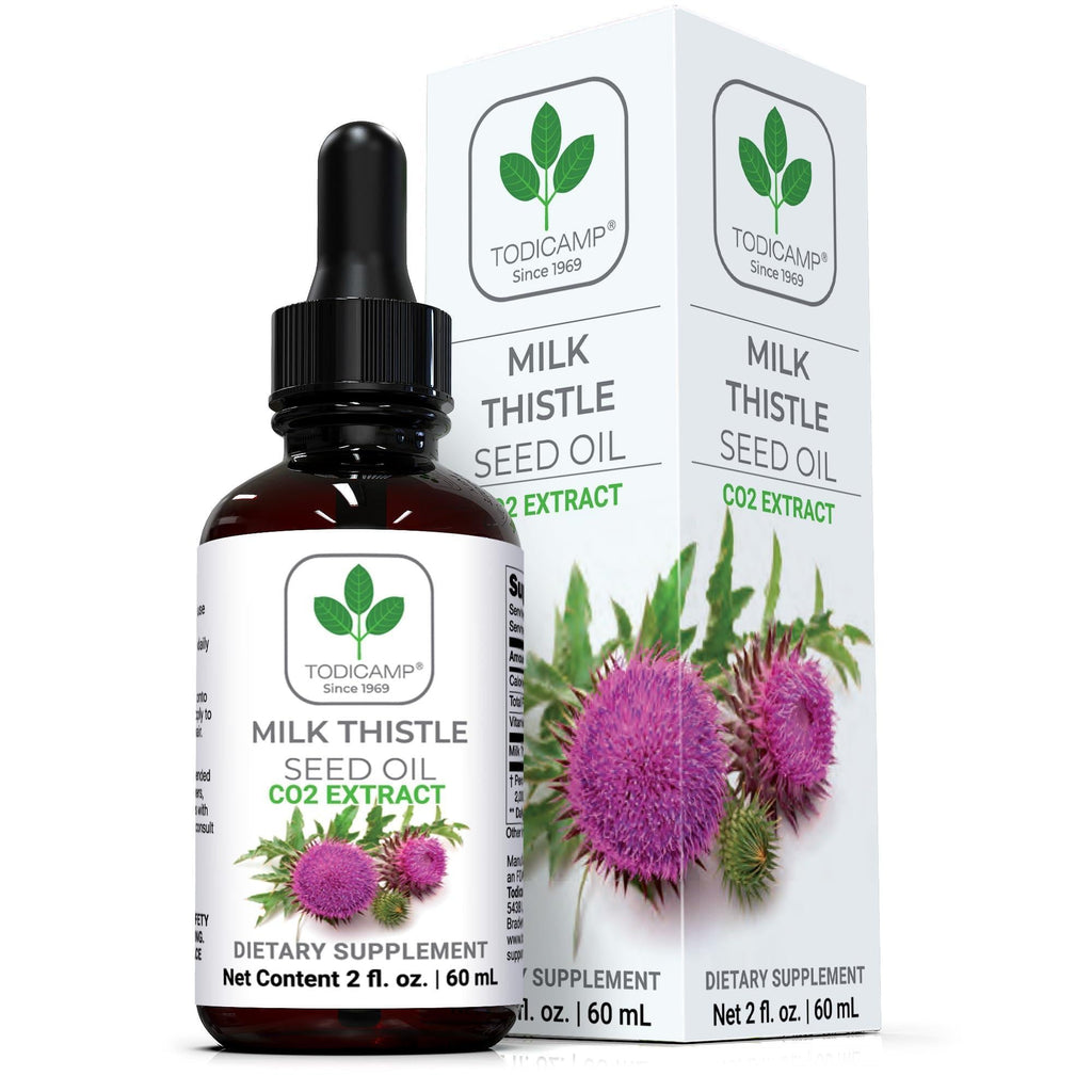 CO2 Extracted Milk Thistle Seed Oil 100% Potent Liver Support Milk Thistle Oil
