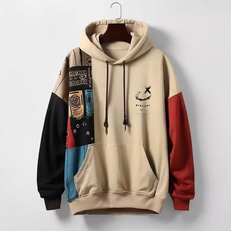 Mens 3D Print Hooded Sweatshirt