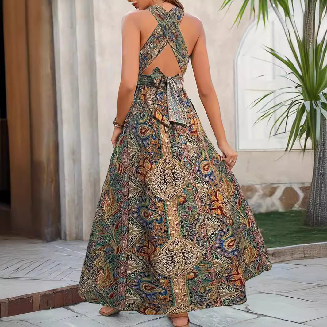 Bohemian style Womens Dress