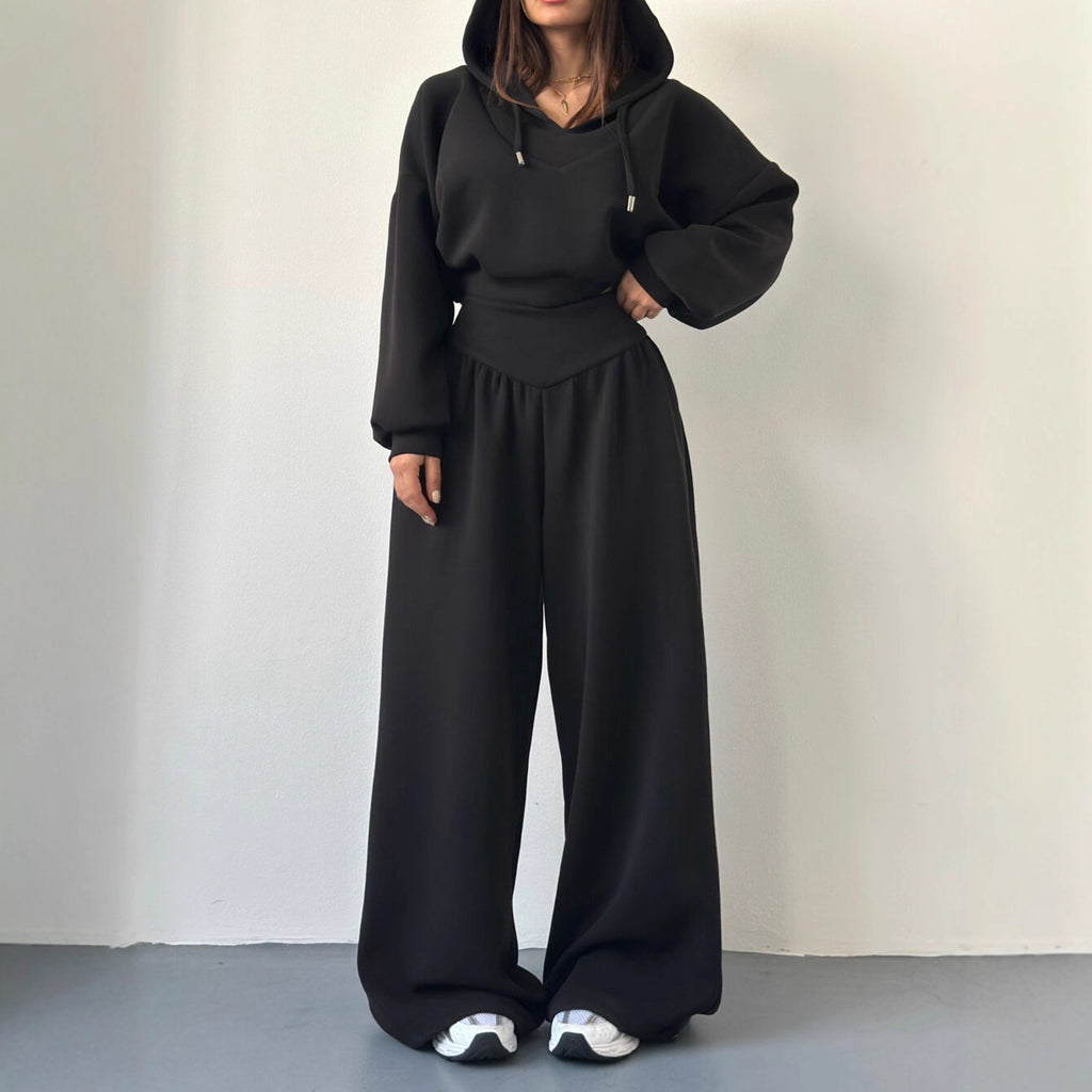Women's Casual Hooded Tracksuit Set