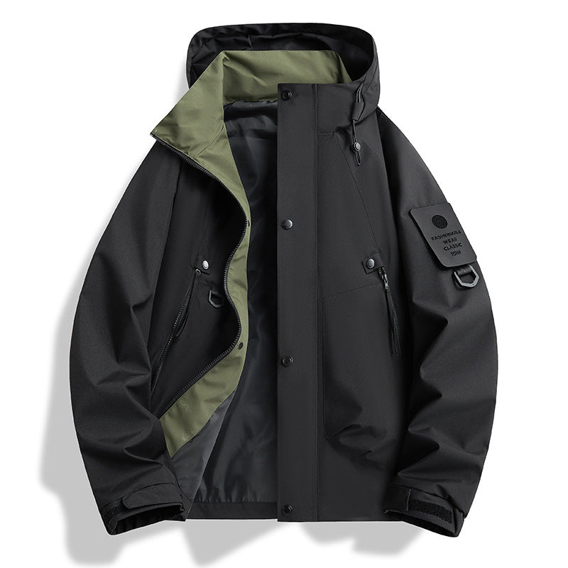 Hooded Outdoor Windbreaker Jacket