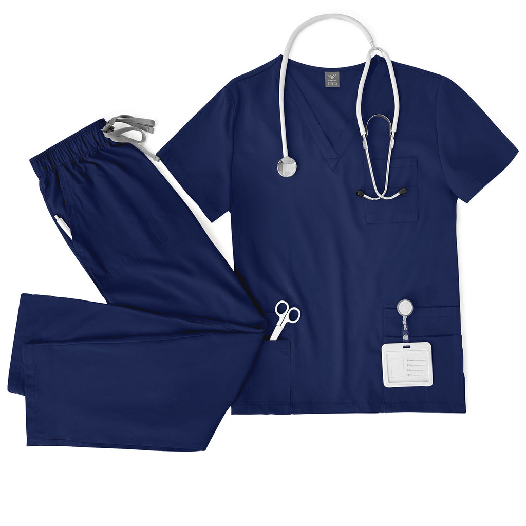 V-Neck Quick-Dry Nurse Suit
