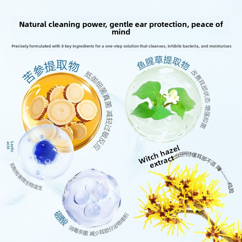 Pet Ear Cleaning Solution for Cats and Dogs