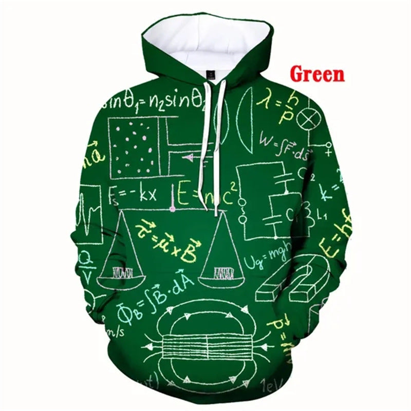 Mens Rooster Pattern 3D Printed Hooded Sweatshirt