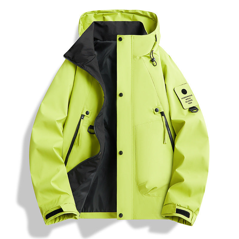 Hooded Outdoor Windbreaker Jacket