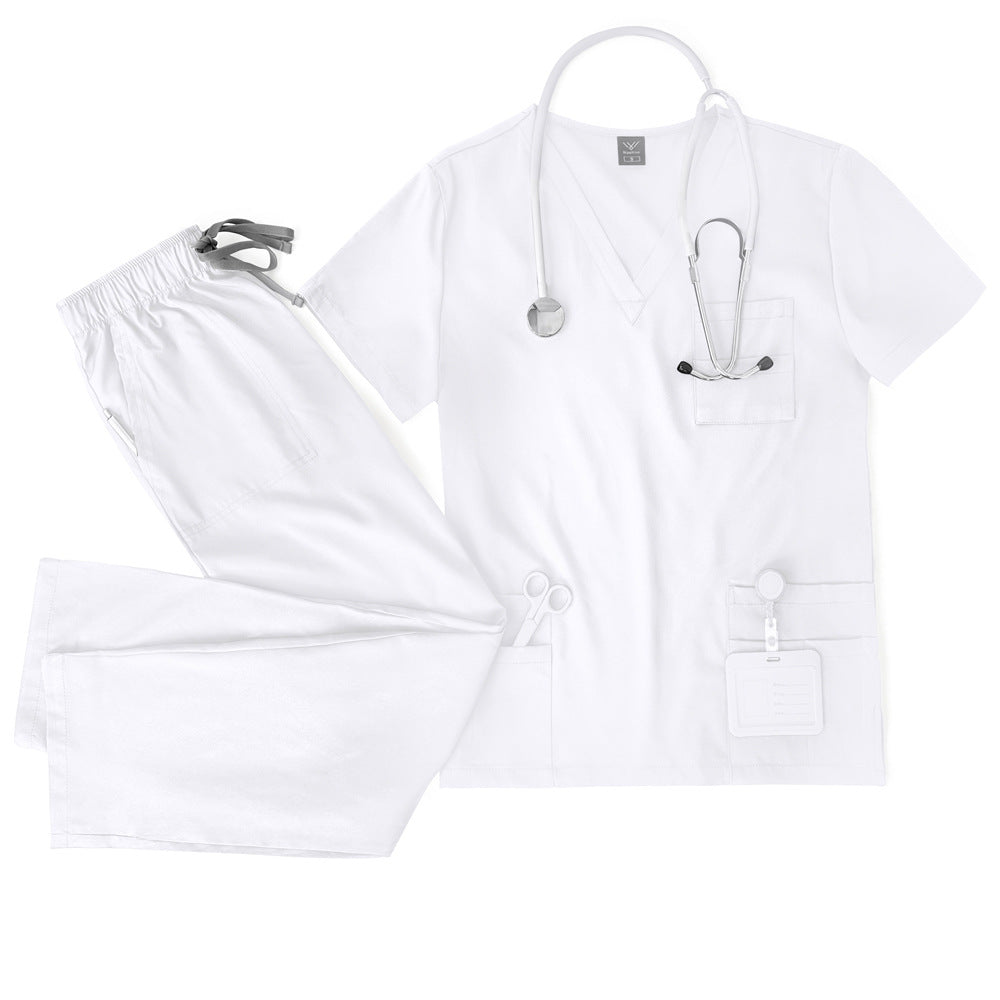 V-Neck Quick-Dry Nurse Suit