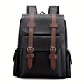 Retro travel large-capacity soft leather backpack