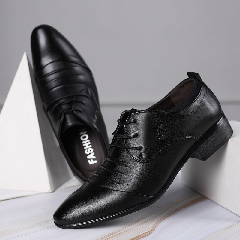 Mens Breathable Business Casual Slip-On Shoes