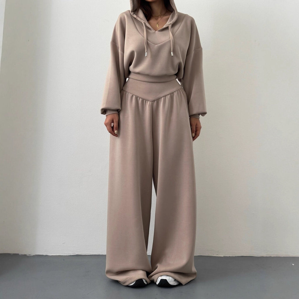 Women's Casual Hooded Tracksuit Set