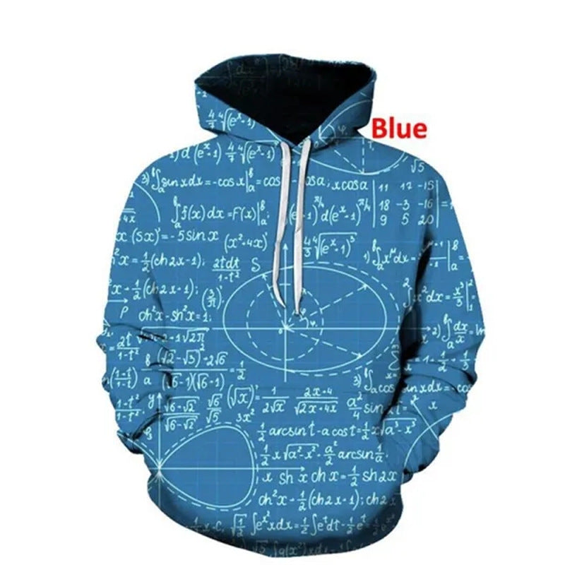 Mens Rooster Pattern 3D Printed Hooded Sweatshirt