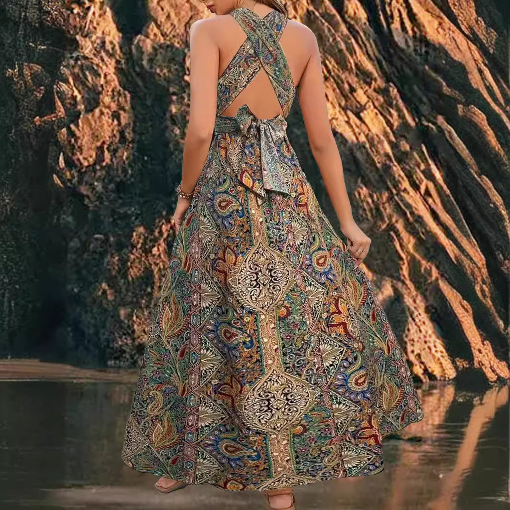 Bohemian style Womens Dress