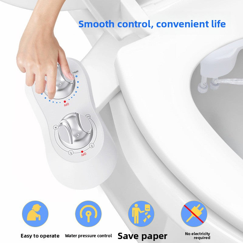 Manual Bidet Washer with Dual Nozzles