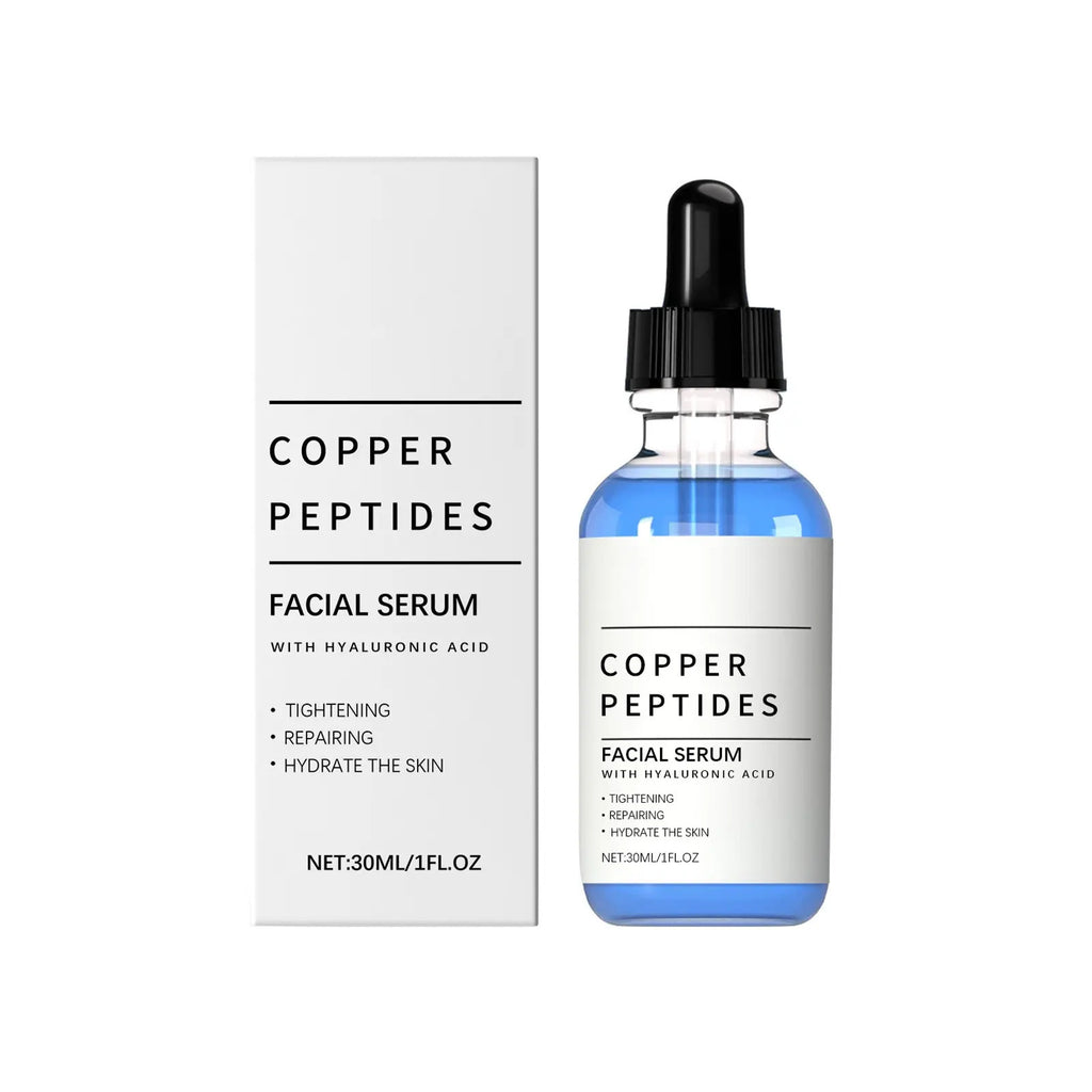 Collagen Blue Copper Peptide Facial Serum for Hydrated Skin