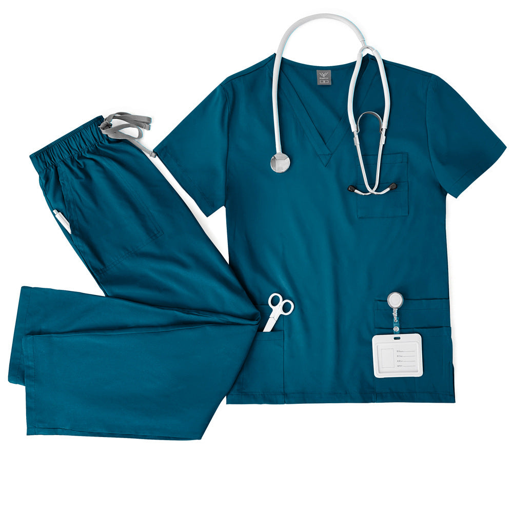 V-Neck Quick-Dry Nurse Suit