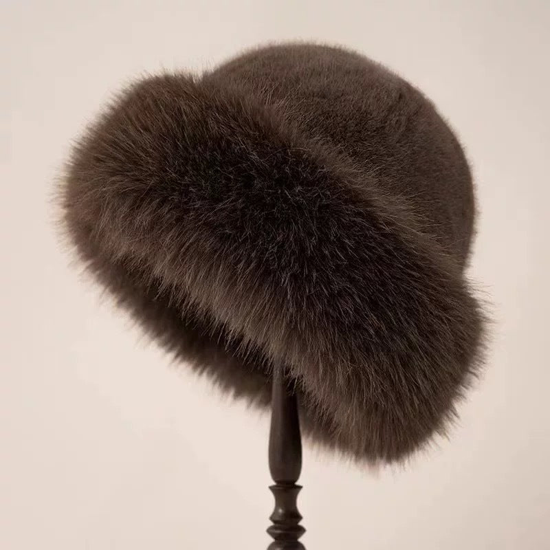 Winter Warm Imitation Fur Bucket Hat