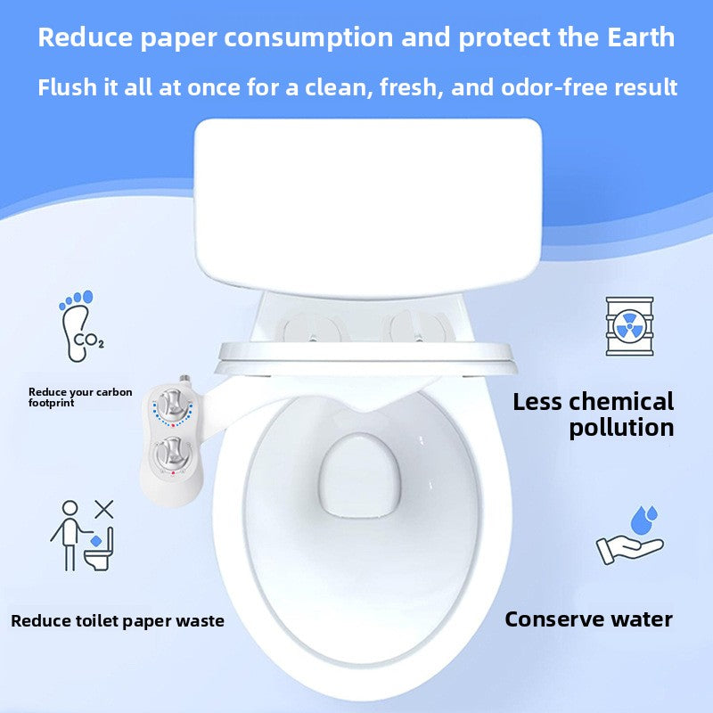 Manual Bidet Washer with Dual Nozzles