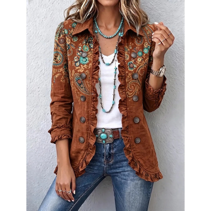 Women's fashionable long-sleeved