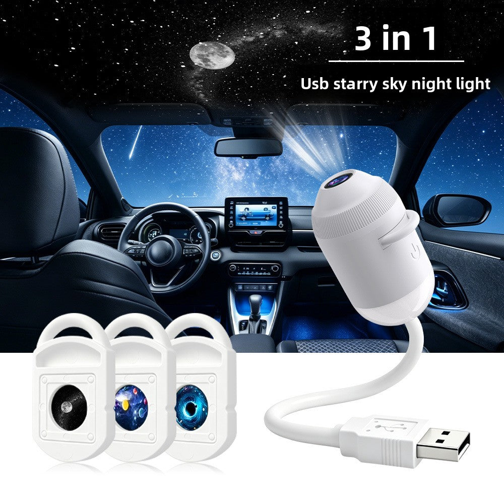 USB Star Projector Night Light