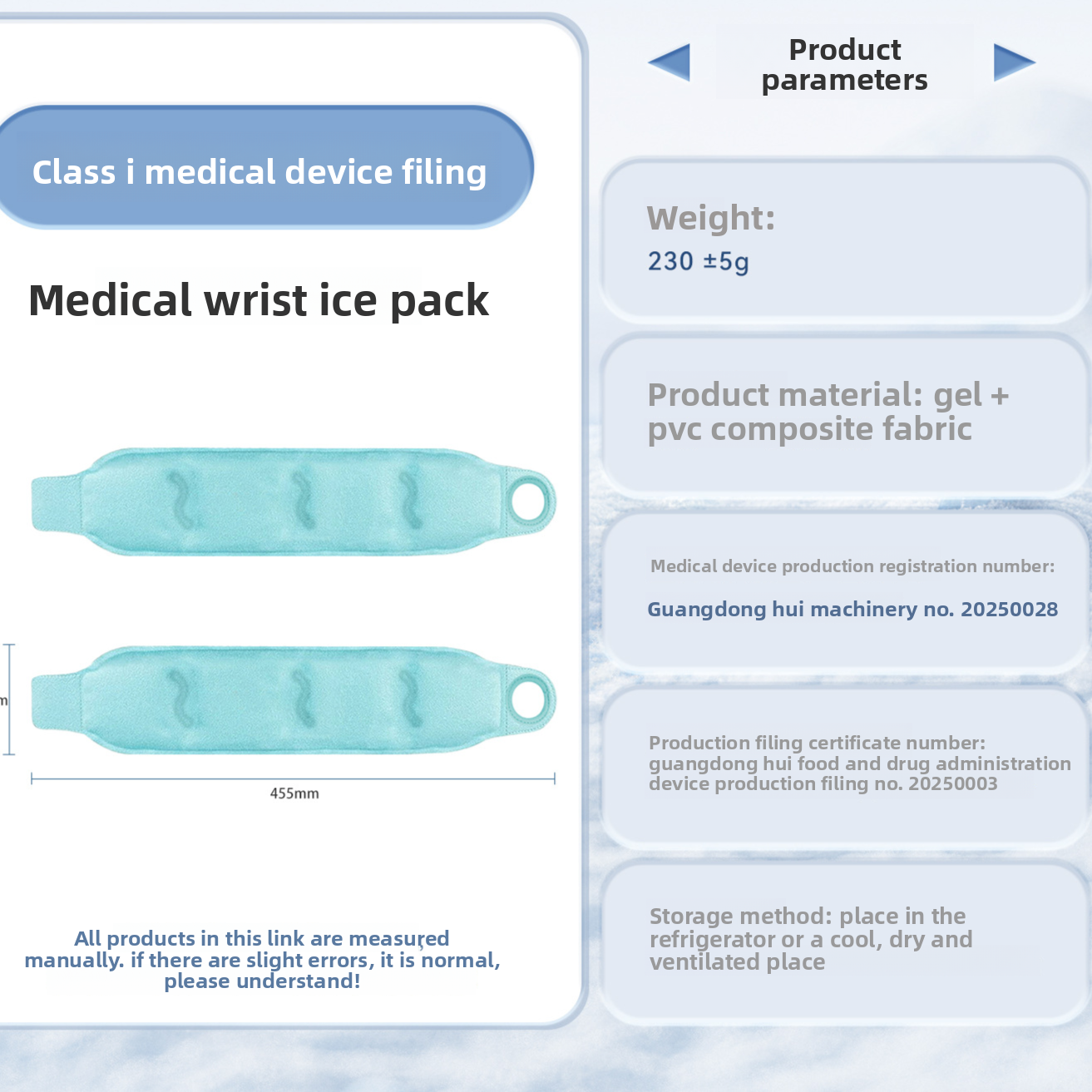 Reusable Wrist Joint Ice Hot Pack