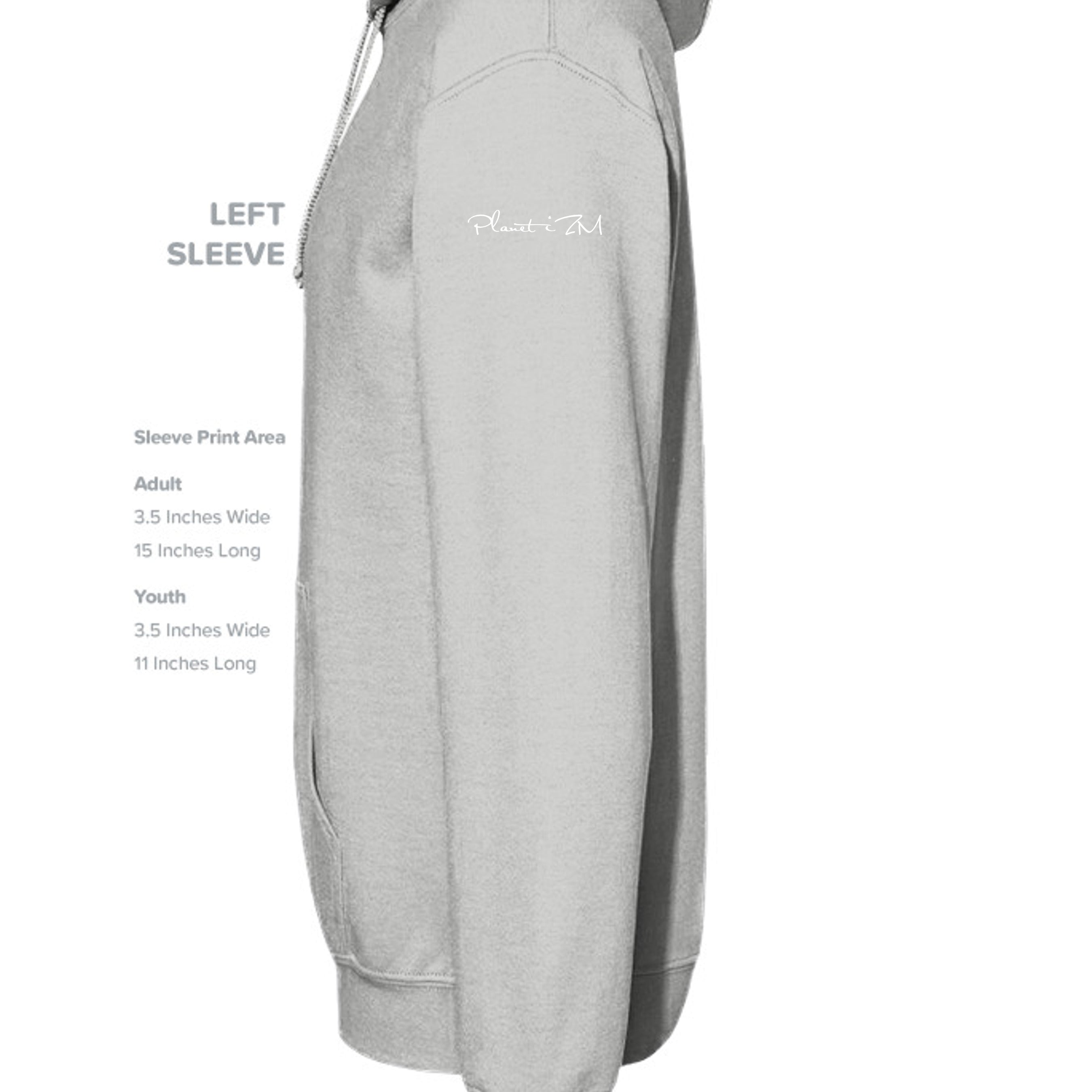 Granite Grey Heather - AL4000 - SLEEVE_LEFT