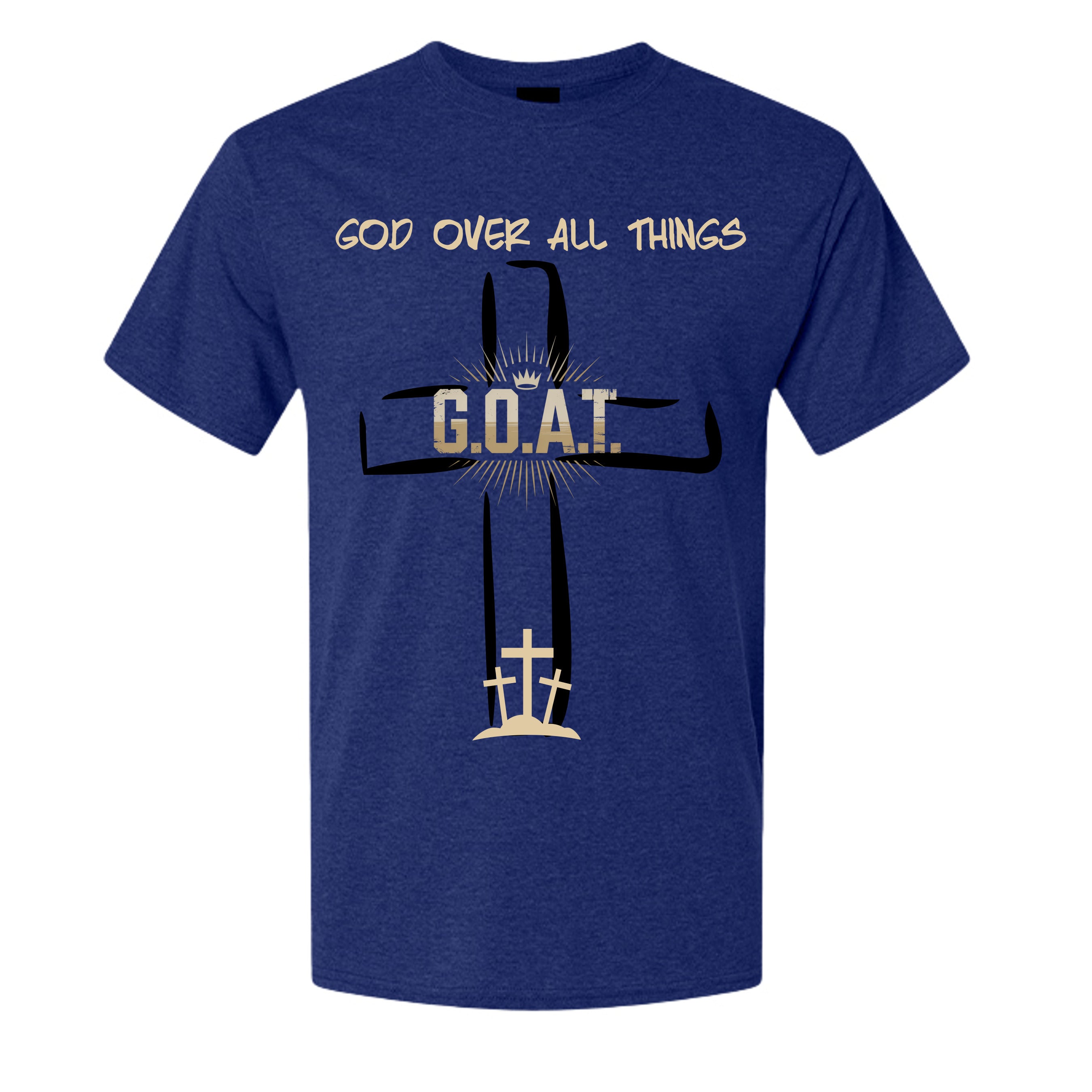 Solid Navy Triblend - 42TB - FRONT